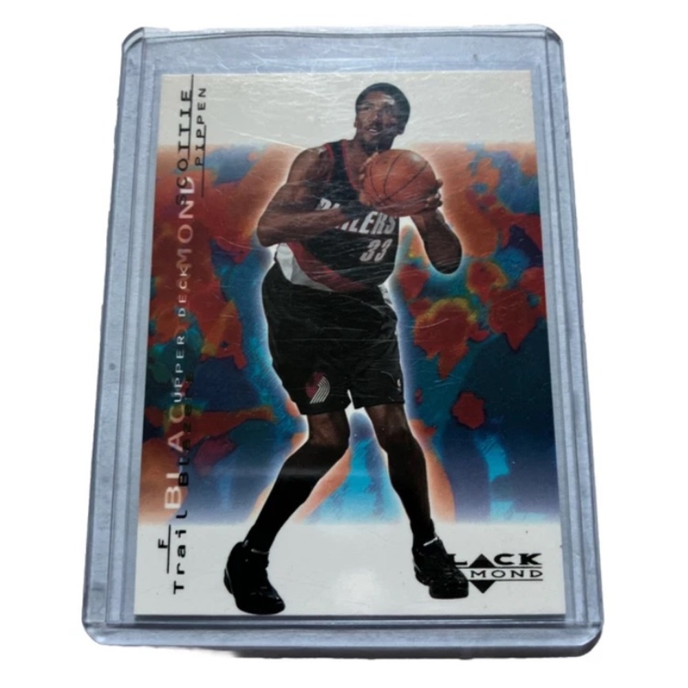 2000 Upper Deck Black Diamond Scottie Pippen Trailblazers Card Mint